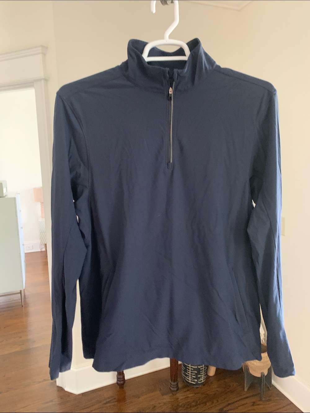 lululemon athletica Men's Navy Half-Zip Performance Pullover